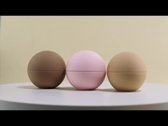 कॉस्मेटिक बॉडी स्क्रब कंटेनर / बॉल प्लास्टिक जार 10g 15g 20g 25g 30g 50g ABS कॉलर