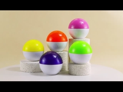 थोक 50 मिलीलीटर बॉडी बटर स्क्रब जार कंटेनर खाली गेंद के आकार का बर्फ फूल चेहरा क्रीम जार 50 ग्राम त्वचा