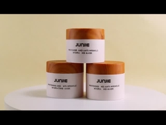 लक्जरी सफेद प्लास्टिक कॉस्मेटिक जार 250g 300g 400g 500g 700g डबल दीवार प्लास्टिक जार