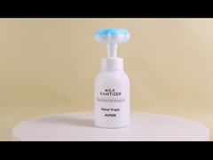 पीई मूस पंप बोतल 400ml / 13.53oz पंप बोतल डिस्पेंसर चेहरे की सफाई के लिए धोने के लिए