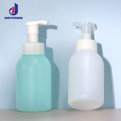 PE Mousse Pump Bottle 400ml / 13.53oz Pump Bottle Dispenser For Wash Facial Cleanser