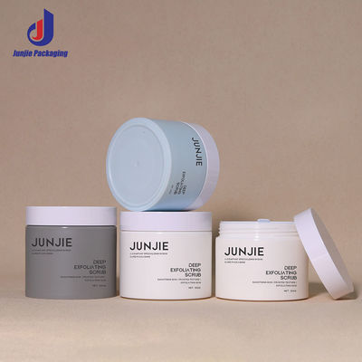 पर्यावरण के अनुकूल प्लास्टिक के जार 80 ग्राम 100 ग्राम 120 ग्राम 200 ग्राम खाली शरीर का मक्खन कंटेनर