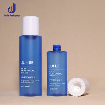 मैट क्लियर प्लास्टिक की बोतलें 500ml 300ml 200ml पीईटी प्लास्टिक कॉस्मेटिक बोतलें